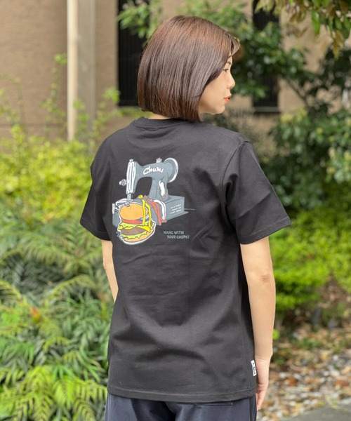 CHUMS(チャムス)の「【CHUMS】Handmade Hamburger T-Shirt(Tシャツ/カットソー・メンズ・グリーン/ホワイト/ブラック・X-LARGE/LARGE/MEDIUM)」の13枚目の写真