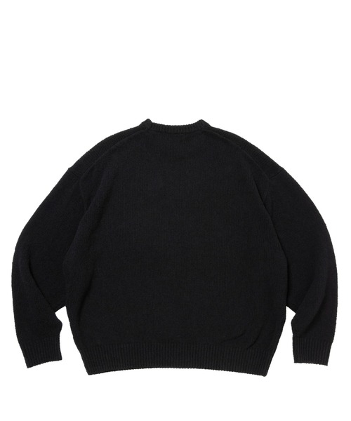 COOTIE PRODUCTIONS（クーティープロダクションズ）の「N/C Boucle Knit Crew（ニット/セーター・メンズ・ブラック・MEDIUM/SMALL/LARGE/X-LARGE）」の5枚目の写真