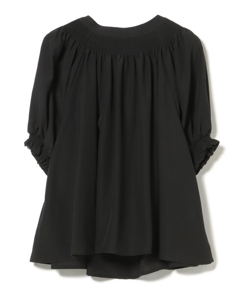 BEAMS HEART（ビームスハート）の「2WAY シャーリング リボンブラウス（シャツ/ブラウス・レディース・ブラック/ブルー/ホワイト・FREE）」の22枚目の写真