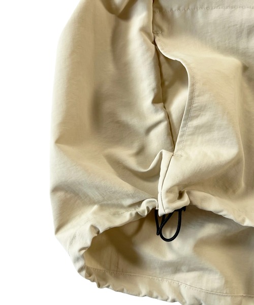HARVESTY(ハーベスティ)の「HARVESTY / ハーベスティ PULLOVER NYLON TUSSAH ナイロンタッサー プルオーバー カットソー(Tシャツ/カットソー・レディース・アイボリー/チャコールグレー・1/2)」の11枚目の写真