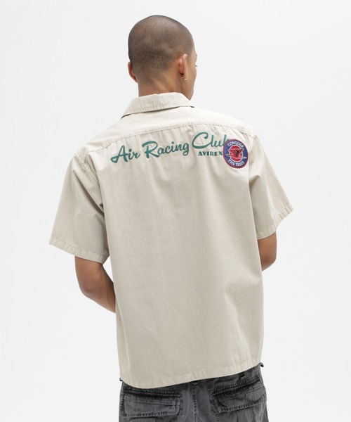 AVIREX（アヴィレックス）の「《A.A.R.C》FADED PATCHED S/S ZIP WORK SHIRT / フェイド パッチ ジップ ワークシャツ / AVIREX / アヴィレックス（シャツ/ブラウス・メンズ・ブルーグレー/サンドベージュ/チャコール/レッド・XX-LARGE/X-LARGE/LARGE/MEDIUM）」の19枚目の写真