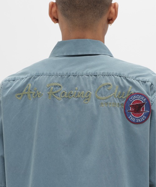 AVIREX（アヴィレックス）の「《A.A.R.C》FADED PATCHED S/S ZIP WORK SHIRT / フェイド パッチ ジップ ワークシャツ / AVIREX / アヴィレックス（シャツ/ブラウス・メンズ・ブルーグレー/サンドベージュ/チャコール/レッド・XX-LARGE/X-LARGE/LARGE/MEDIUM）」の14枚目の写真