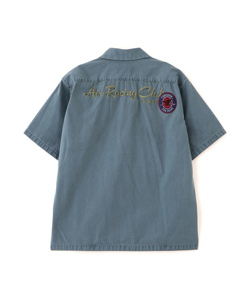 AVIREX（アヴィレックス）の「《A.A.R.C》FADED PATCHED S/S ZIP WORK SHIRT / フェイド パッチ ジップ ワークシャツ / AVIREX / アヴィレックス（シャツ/ブラウス・メンズ・ブルーグレー/サンドベージュ/チャコール/レッド・XX-LARGE/X-LARGE/LARGE/MEDIUM）」の16枚目の写真