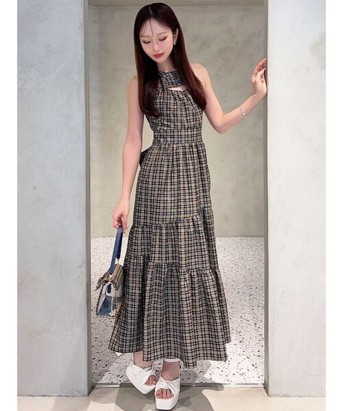 RESEXXY（リゼクシー）の「バストオープンティアードワンピース（ワンピース・レディース・ホワイト/ブラック/その他1/イエロー・FREE）」の22枚目の写真