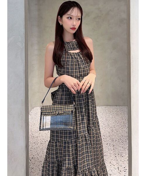 RESEXXY（リゼクシー）の「バストオープンティアードワンピース（ワンピース・レディース・ホワイト/ブラック/その他1/イエロー・FREE）」の18枚目の写真