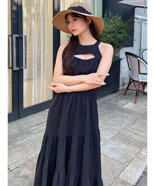 RESEXXY（リゼクシー）の「バストオープンティアードワンピース（ワンピース・レディース・ホワイト/ブラック/その他1/イエロー・FREE）」の14枚目の写真