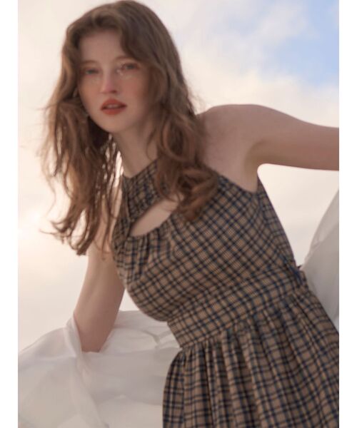 RESEXXY（リゼクシー）の「バストオープンティアードワンピース（ワンピース・レディース・ホワイト/ブラック/その他1/イエロー・FREE）」の12枚目の写真