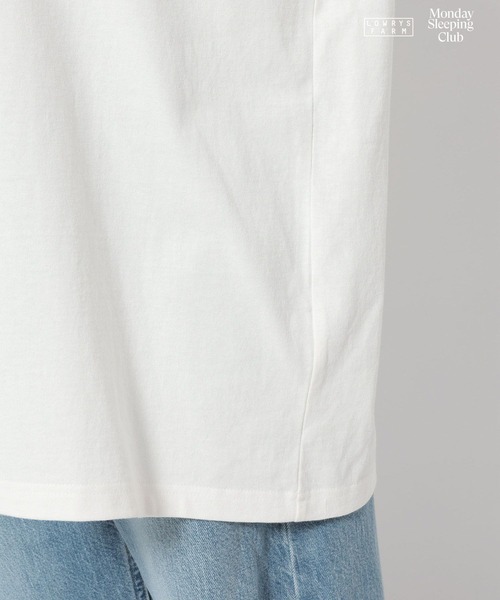 LOWRYS FARM(ローリーズファーム)の「Monday Sleeping Club プ リントSST 661563(Tシャツ/カットソー・レディース・ネイビー/ホワイト/ブルー・LARGE/MEDIUM)」の20枚目の写真