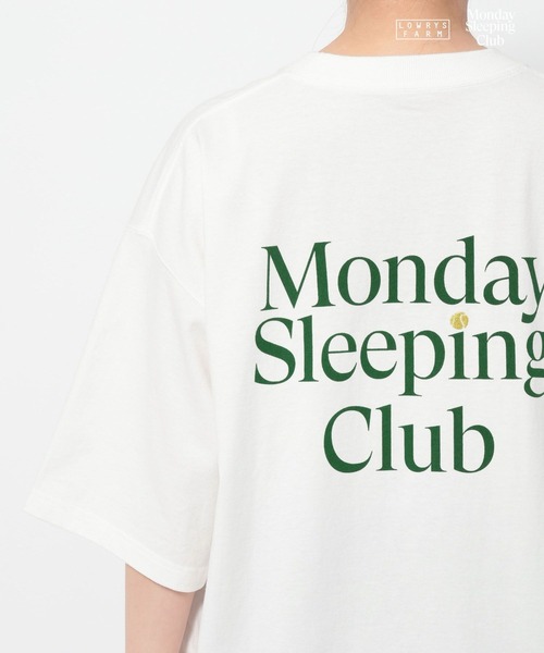 LOWRYS FARM(ローリーズファーム)の「Monday Sleeping Club プ リントSST 661563(Tシャツ/カットソー・レディース・ネイビー/ホワイト/ブルー・LARGE/MEDIUM)」の21枚目の写真