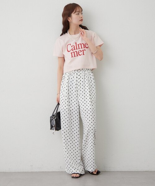 mystic（ミスティック）の「ドットWベルトパンツ（その他パンツ・レディース・ブラック/オフホワイト・1/2/0）」の10枚目の写真