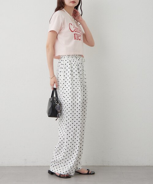 mystic（ミスティック）の「ドットWベルトパンツ（その他パンツ・レディース・ブラック/オフホワイト・1/2/0）」の11枚目の写真