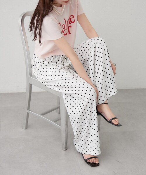 mystic（ミスティック）の「ドットWベルトパンツ（その他パンツ・レディース・ブラック/オフホワイト・1/2/0）」の13枚目の写真