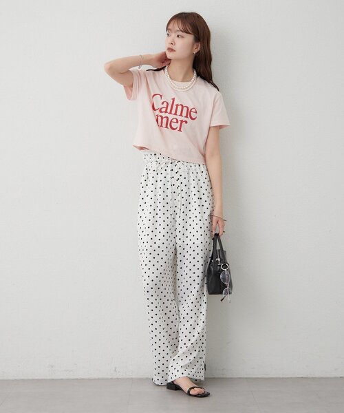 mystic（ミスティック）の「ドットWベルトパンツ（その他パンツ・レディース・ブラック/オフホワイト・1/2/0）」の15枚目の写真