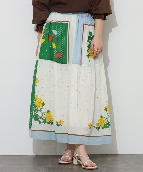 KILKI(キルキー)の「kilki スカーフプリントスカート(スカート・レディース・B/A・ONESIZE)」の1枚目の写真