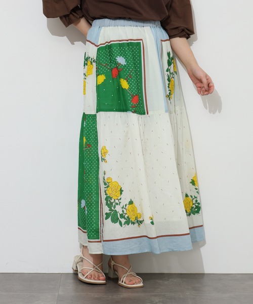 KILKI(キルキー)の「kilki スカーフプリントスカート(スカート・レディース・B/A・ONESIZE)」の4枚目の写真