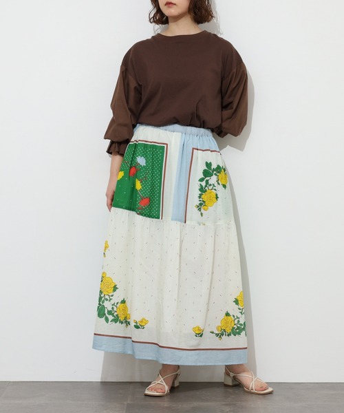 KILKI(キルキー)の「kilki スカーフプリントスカート(スカート・レディース・B/A・ONESIZE)」の7枚目の写真