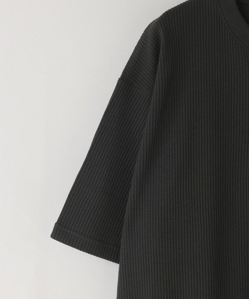 LOWRYS FARM(ローリーズファーム)の「【LFM(U)】ワッフルヘンリーネックTSS 667847(Tシャツ/カットソー・メンズ・ブラウン/ブラック/ホワイト・MEDIUM/LARGE)」の6枚目の写真