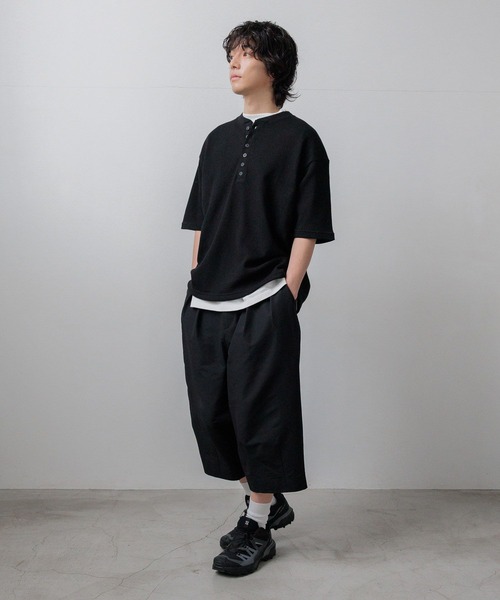 LOWRYS FARM(ローリーズファーム)の「【LFM(U)】ワッフルヘンリーネックTSS 667847(Tシャツ/カットソー・メンズ・ブラウン/ブラック/ホワイト・MEDIUM/LARGE)」の19枚目の写真