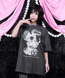 AVENCHUMU（アバンチュウム）の「Bunny illusutration T-shirt（Tシャツ/カットソー）」