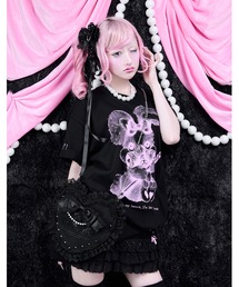 AVENCHUMU（アバンチュウム）の「Bunny illusutration T-shirt（Tシャツ/カットソー）」