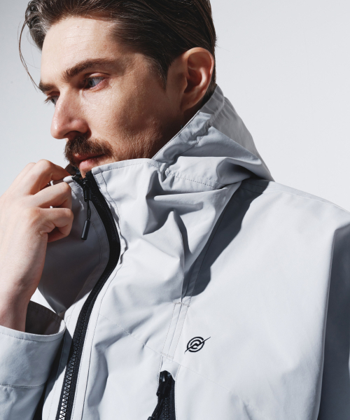 KALAPATTHAR(カラパタール)の「3Layer Hidden Pocket Hooded Jacket - LIGHT GRAY(パーカー・メンズ・その他・MEDIUM/LARGE)」の2枚目の写真