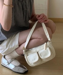 casual pocket shoulder bag