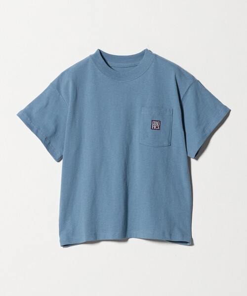 GUNG HO(ガンホー)の「【別注】<GUNG HO>ポケット Tシャツ / キッズ 110cm-130cm(Tシャツ/カットソー・キッズ・ライトグレー/コバルトブルー/ダークグレー・120cm/110cm/130cm)」の3枚目の写真