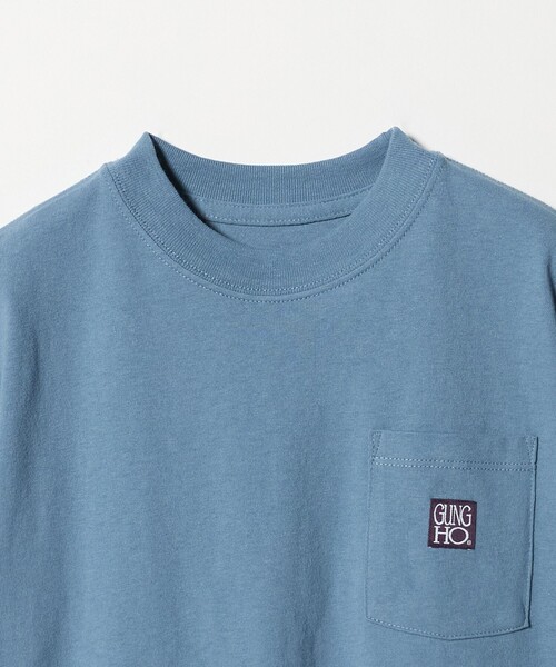 GUNG HO(ガンホー)の「【別注】<GUNG HO>ポケット Tシャツ / キッズ 110cm-130cm(Tシャツ/カットソー・キッズ・ライトグレー/コバルトブルー/ダークグレー・120cm/110cm/130cm)」の6枚目の写真