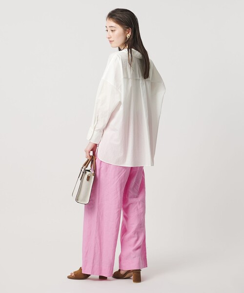 UNITED ARROWS(ユナイテッドアローズ)の「スキッパー プルオーバー 8分袖 シャツ(シャツ/ブラウス・レディース・オフホワイト/ブラック/その他1・36/38)」の7枚目の写真