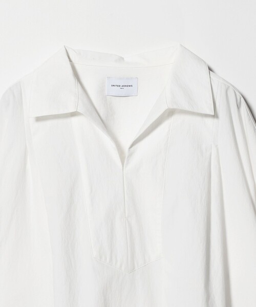 UNITED ARROWS(ユナイテッドアローズ)の「スキッパー プルオーバー 8分袖 シャツ(シャツ/ブラウス・レディース・オフホワイト/ブラック/その他1・36/38)」の22枚目の写真