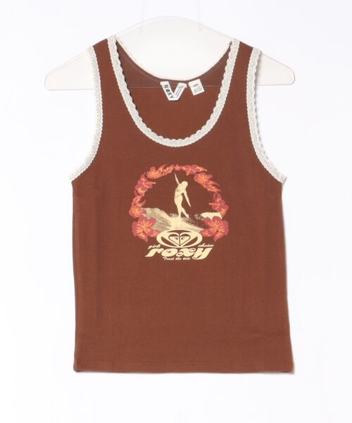 ROXY(ロキシー)の「ROXY/ロキシー タンクトップ レース リブ ROXY by ULALA TANK RSL262604T(タンクトップ・レディース・ネイビー/オフホワイト/ブラウン・M/L)」の19枚目の写真
