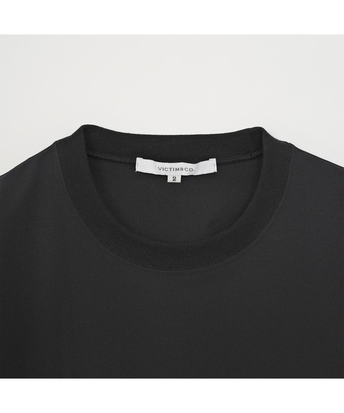 VICTIM(ヴィクティム)の「VICTIM ヴィクティム / L/S NYLON TEE セットアップストレッチドローコードロンT / VTM-26-CS-003(Tシャツ/カットソー・メンズ・ホワイト/ネイビー/ブラック・3/2/1)」の4枚目の写真