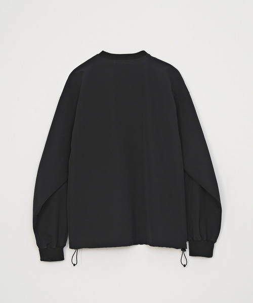 VICTIM(ヴィクティム)の「VICTIM ヴィクティム / L/S NYLON TEE セットアップストレッチドローコードロンT / VTM-26-CS-003(Tシャツ/カットソー・メンズ・ホワイト/ネイビー/ブラック・3/2/1)」の7枚目の写真