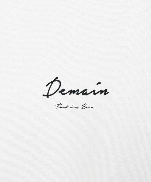 a.v.v（アーヴェヴェ）の「【イージーケア/洗濯機で洗える/速乾/毛玉になりにくい/接触冷感】ミニロゴプリントセミワイドシルエットカットソー（Tシャツ/カットソー・メンズ・ダークインディゴブルー/ピンク/ホワイト/チャコールグレー・48/44/50）」の6枚目の写真