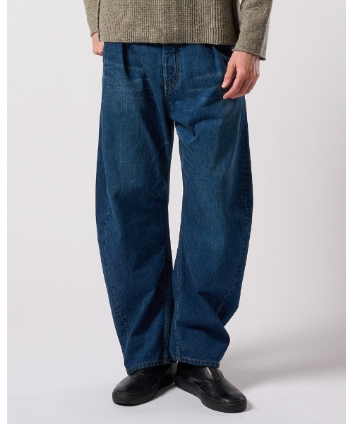 wjk（ダヴルジェイケイ）の「wide banana used（デニムパンツ・メンズ・チャコールグレー/ブルー系その他・SMALL/MEDIUM/LARGE/X-LARGE）」の5枚目の写真