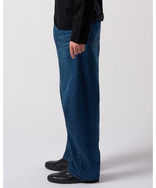 wjk（ダヴルジェイケイ）の「wide banana used（デニムパンツ・メンズ・チャコールグレー/ブルー系その他・SMALL/MEDIUM/LARGE/X-LARGE）」の6枚目の写真