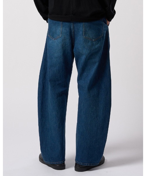 wjk（ダヴルジェイケイ）の「wide banana used（デニムパンツ・メンズ・チャコールグレー/ブルー系その他・SMALL/MEDIUM/LARGE/X-LARGE）」の7枚目の写真