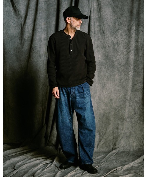 wjk（ダヴルジェイケイ）の「wide banana used（デニムパンツ・メンズ・チャコールグレー/ブルー系その他・SMALL/MEDIUM/LARGE/X-LARGE）」の12枚目の写真