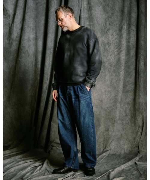 wjk（ダヴルジェイケイ）の「wide banana used（デニムパンツ・メンズ・チャコールグレー/ブルー系その他・SMALL/MEDIUM/LARGE/X-LARGE）」の13枚目の写真