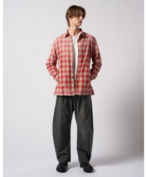 wjk（ダヴルジェイケイ）の「wide banana used（デニムパンツ・メンズ・チャコールグレー/ブルー系その他・SMALL/MEDIUM/LARGE/X-LARGE）」の17枚目の写真