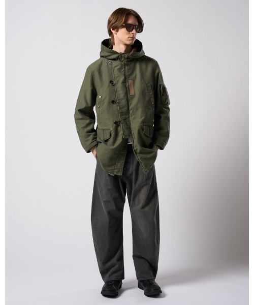 wjk（ダヴルジェイケイ）の「wide banana used（デニムパンツ・メンズ・チャコールグレー/ブルー系その他・SMALL/MEDIUM/LARGE/X-LARGE）」の21枚目の写真