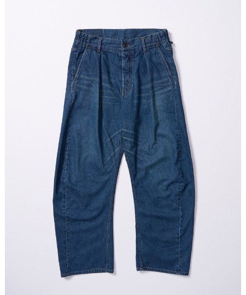 wjk（ダヴルジェイケイ）の「wide banana used（デニムパンツ・メンズ・チャコールグレー/ブルー系その他・SMALL/MEDIUM/LARGE/X-LARGE）」の3枚目の写真