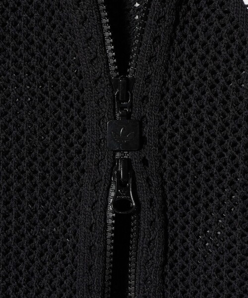adidas Originals（アディダスオリジナルス）の「＜adidas Originals＞クロシェ トラック ジャケット（ブルゾン・レディース・ブラック/オフホワイト・M）」の9枚目の写真