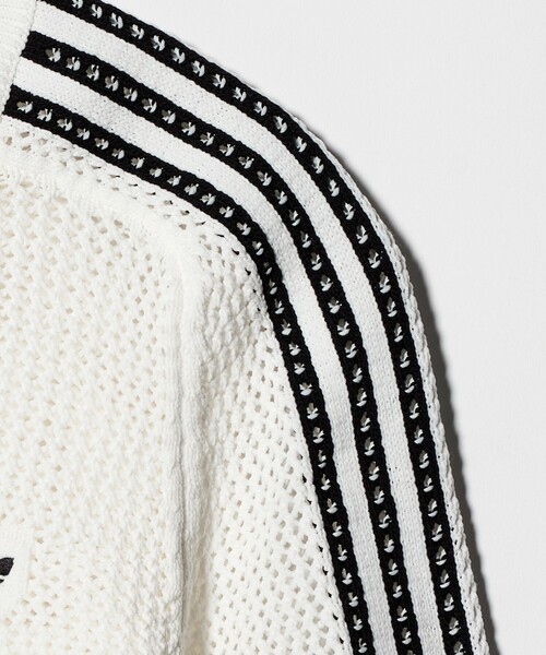 adidas Originals（アディダスオリジナルス）の「＜adidas Originals＞クロシェ トラック ジャケット（ブルゾン・レディース・ブラック/オフホワイト・M）」の13枚目の写真