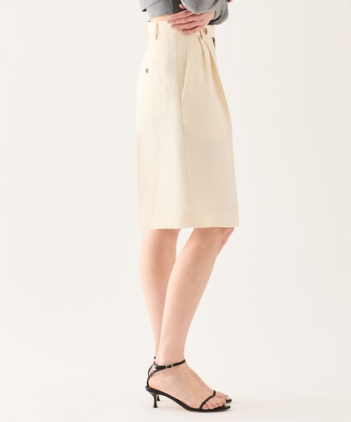 ESTNATION（エストネーション）の「ESTNATION / マットクロスハーフパンツ（その他パンツ・レディース・アイボリー/ライトベージュ・38/36）」の4枚目の写真