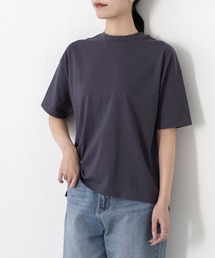 接触冷感 UVカット 汗じみしにくい 五分丈 カットソー