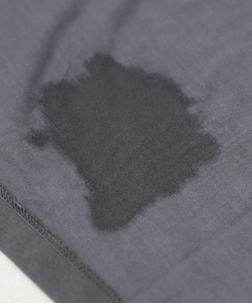 welleg（ウェレッグ）の「接触冷感 UVカット 汗じみしにくい 五分丈 カットソー（Tシャツ/カットソー・レディース・ネイビー/ブラック/グレイッシュベージュ/アイボリー/グレー・M）」の14枚目の写真
