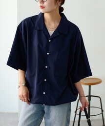 DISCOAT（ディスコート）の「【Enlude】裾ドロストオープンカラーオーバーシャツ《ユニセックス》（シャツ/ブラウス）」