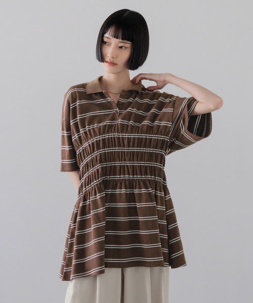 ギャザーポロSS 794100（Tシャツ/カットソー）｜LOWRYS FARM