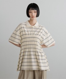 LOWRYS FARM | ギャザーポロＳＳ　794100(Tシャツ/カットソー)